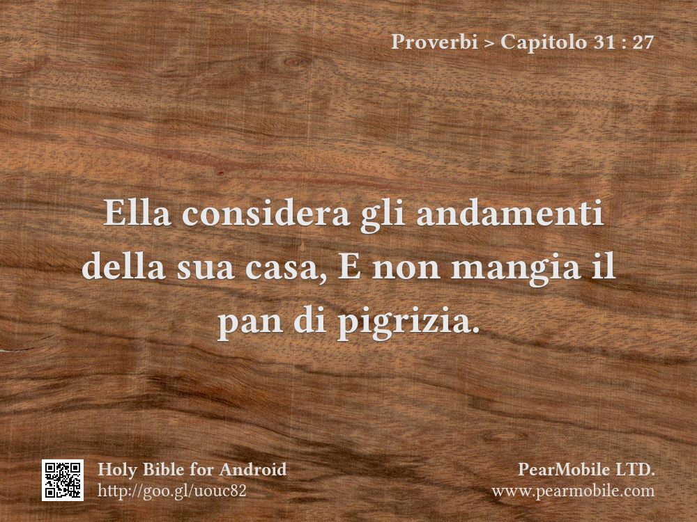 Proverbi, Capitolo 31:27
